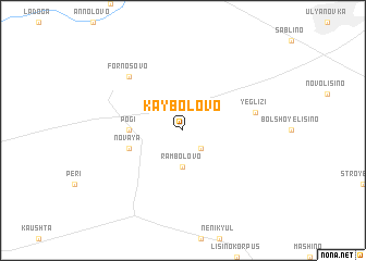 map of Kaybolovo