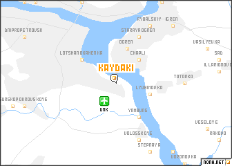 map of Kaydaki