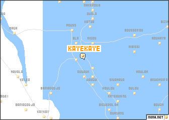 map of Kaye Kaye