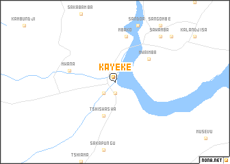 map of Kayeke