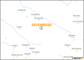 map of Kaye-Mbakou