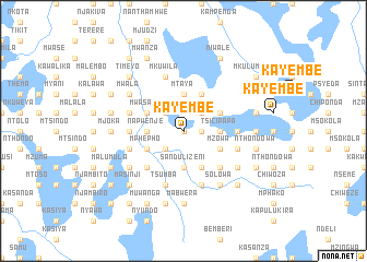 map of Kayembe