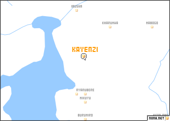 map of Kayenzi