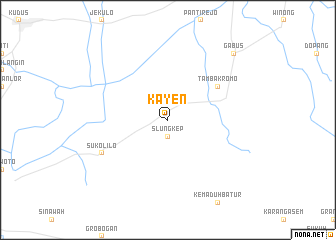 map of Kayen