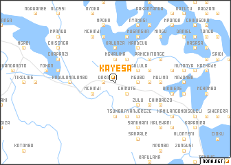 map of Kayesa