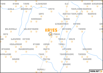 map of Kayes