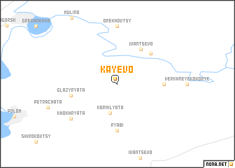 map of Kayevo