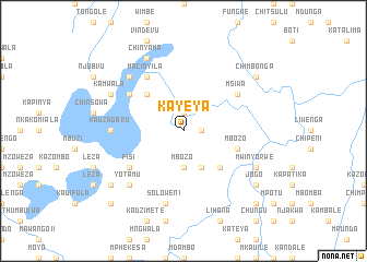 map of Kayeya