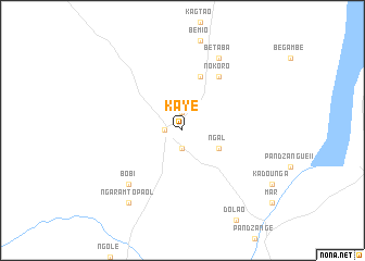 map of Kaye