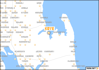 map of Kaye