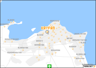 map of Kayfān