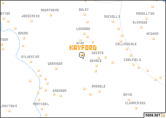 map of Kayford