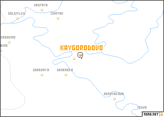 map of Kaygorodovo