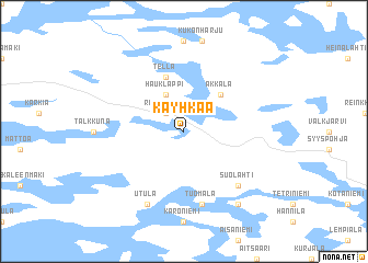 map of Käyhkää