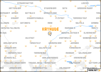 map of Kayhude