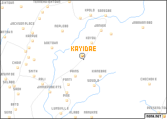 map of Kayidae