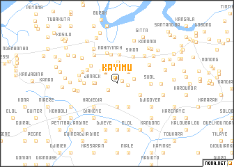 map of Kayimu