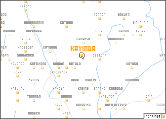 map of Kayinda