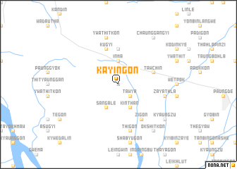 map of Kayingon