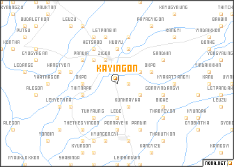 map of Kayingon