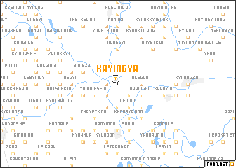 map of Kayingya
