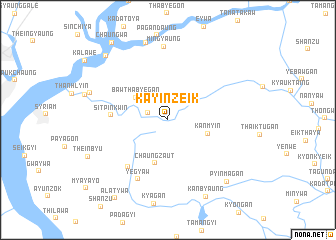 map of Kayinzeik