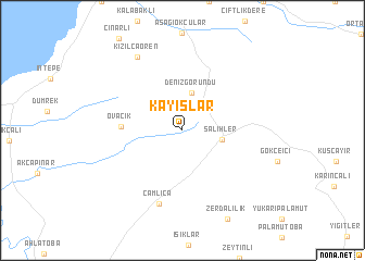 map of Kayışlar