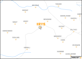 map of Kayış