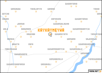 map of Kaykay Meywa