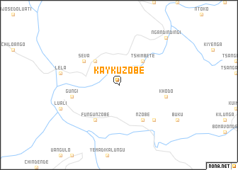 map of Kayku-Zobe