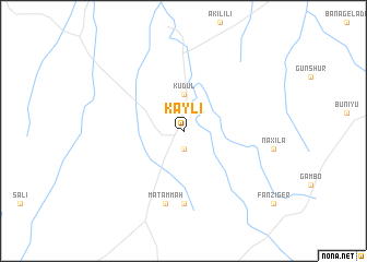 map of Kaylī