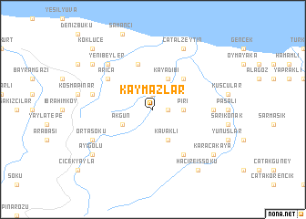 map of Kaymazlar