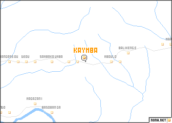 map of Kaymba