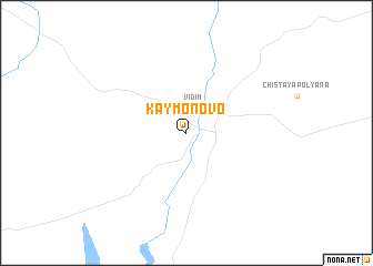 map of Kaymonovo