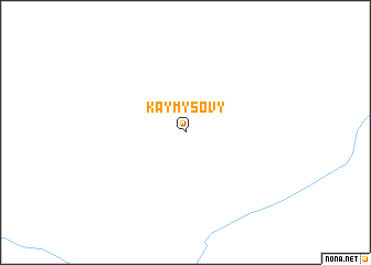 map of Kaymysovy