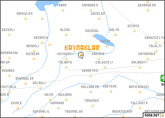 map of Kaynaklar