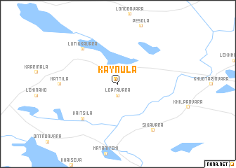 map of Kaynula