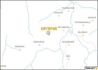 map of Kayofwe