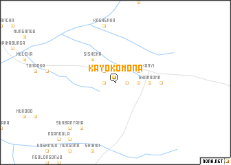 map of Kayokomona