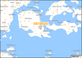 map of Kayong-ni