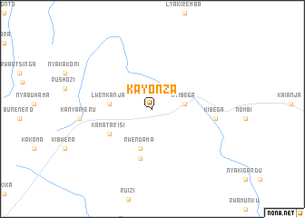 map of Kayonza