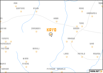 map of Kayo