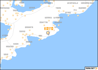 map of Kayō