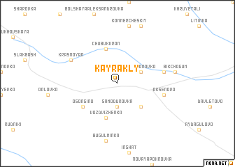 map of Kayrakly