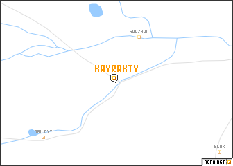 map of Kayrakty