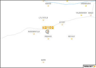 map of Käyrä