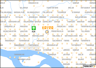 map of Kayra