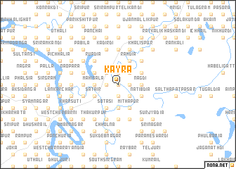 map of Kayra