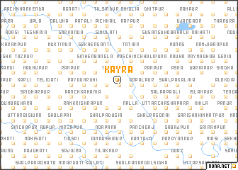 map of Kayra