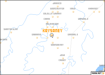 map of Kaysaney